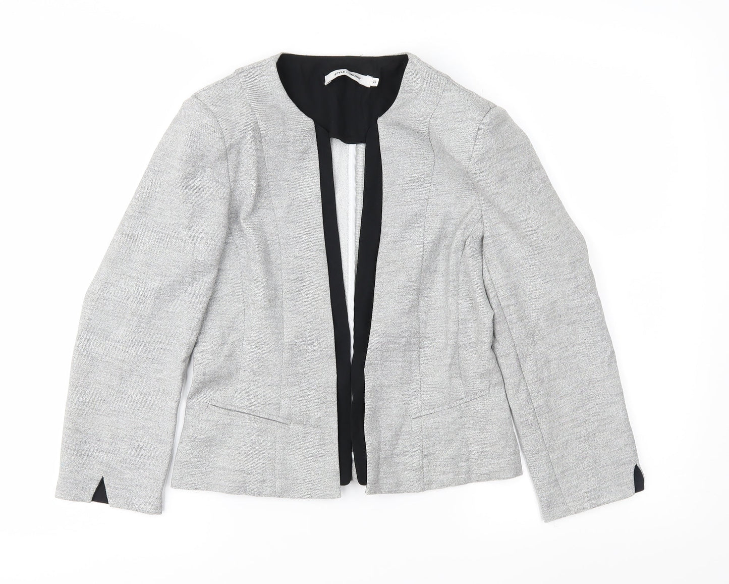 Style London Womens Grey   Jacket Suit Jacket Size XS