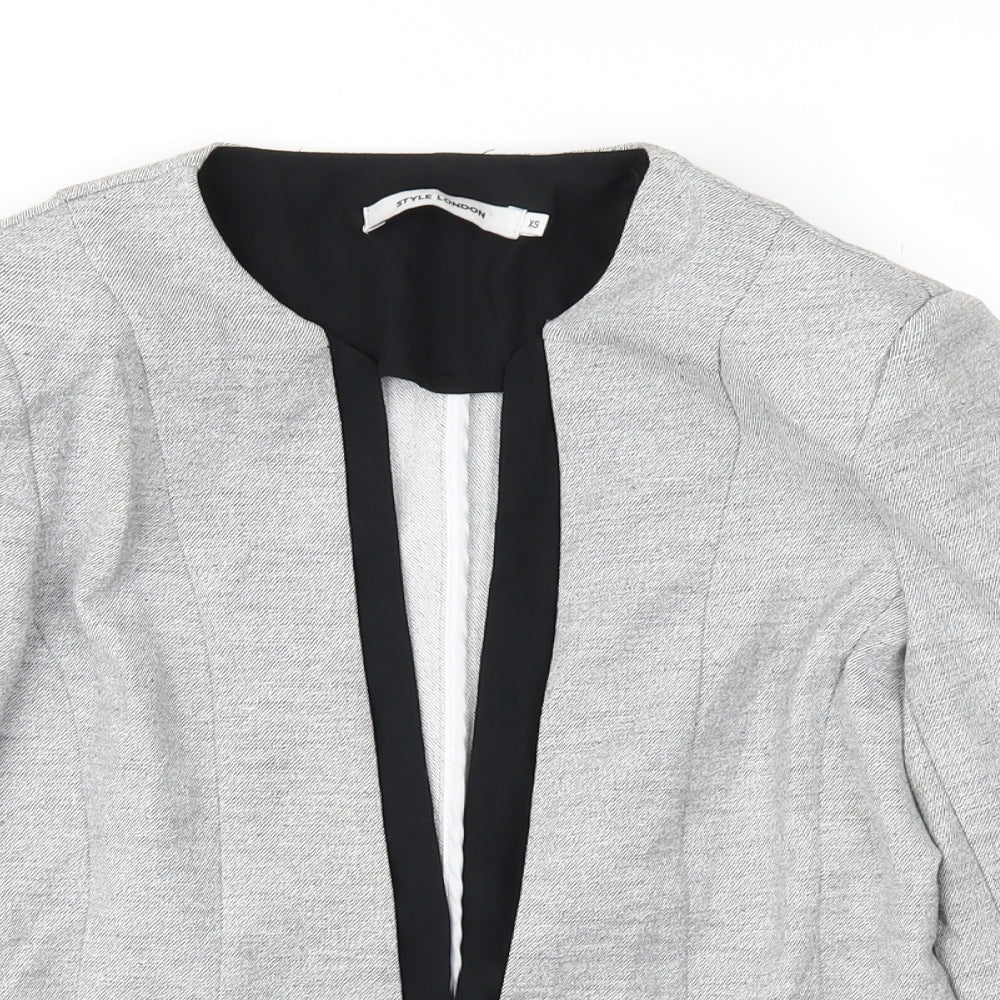 Style London Womens Grey   Jacket Suit Jacket Size XS