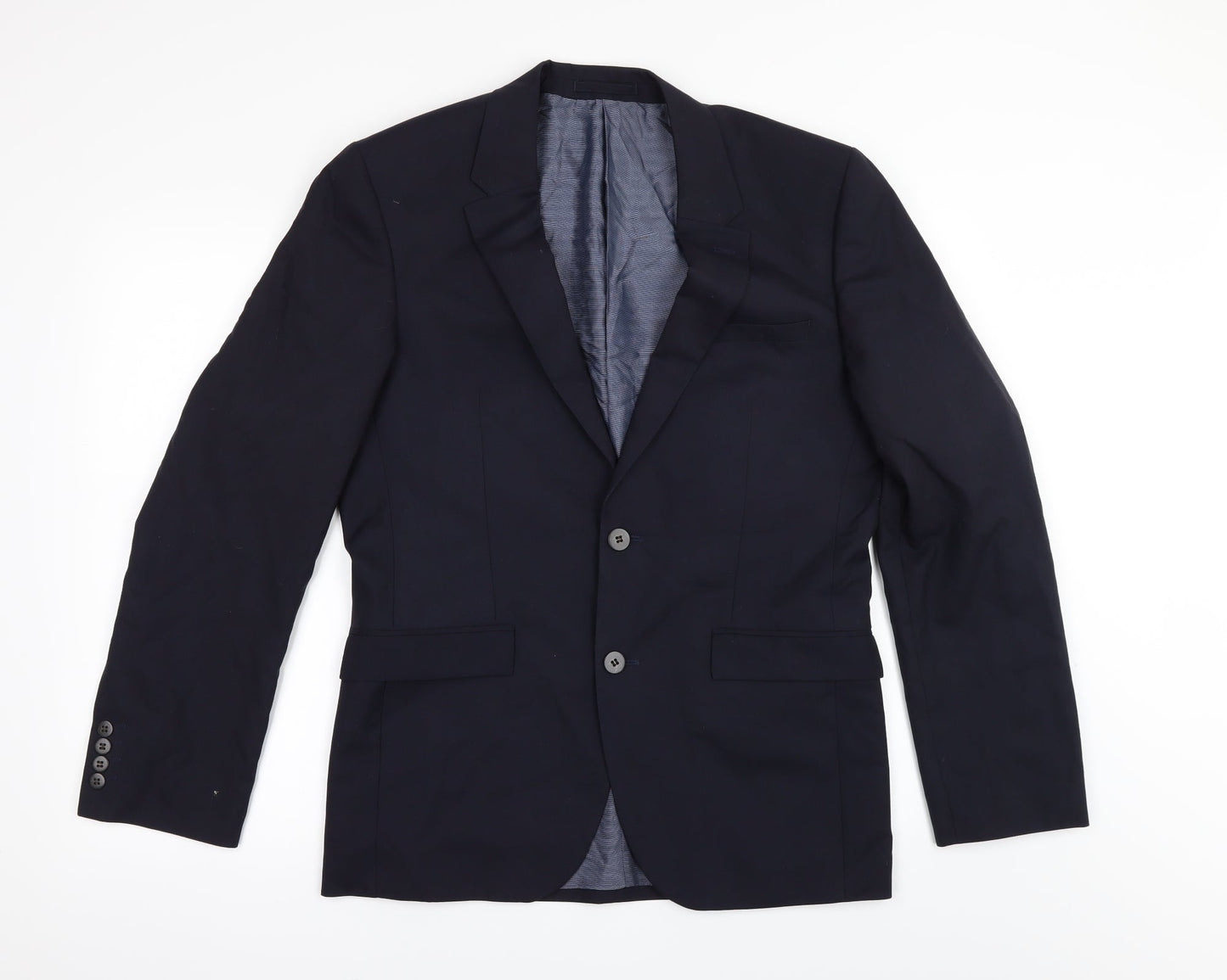 Marks and Spencer Mens Blue   Jacket Suit Jacket Size 38
