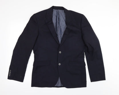 Marks and Spencer Mens Blue   Jacket Suit Jacket Size 38