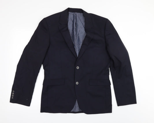Marks and Spencer Mens Blue   Jacket Suit Jacket Size 38