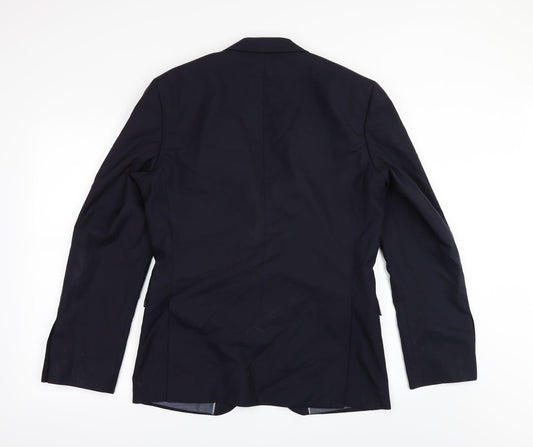 Marks and Spencer Mens Blue   Jacket Suit Jacket Size 38
