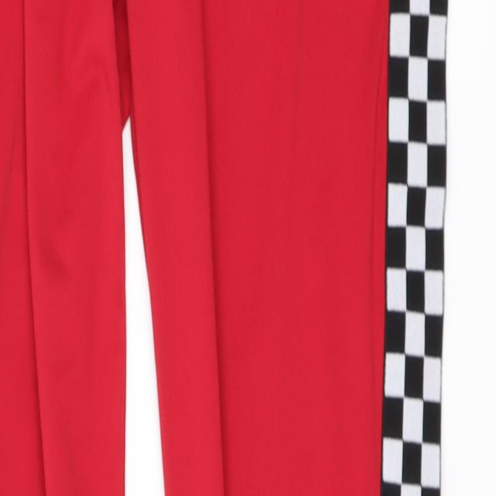 SheIn Womens Red   Carrot Leggings Size XS L27 in