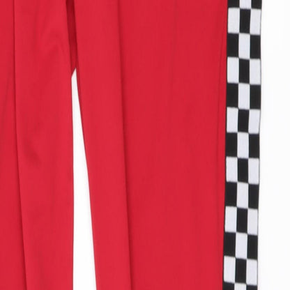 SheIn Womens Red   Carrot Leggings Size XS L27 in