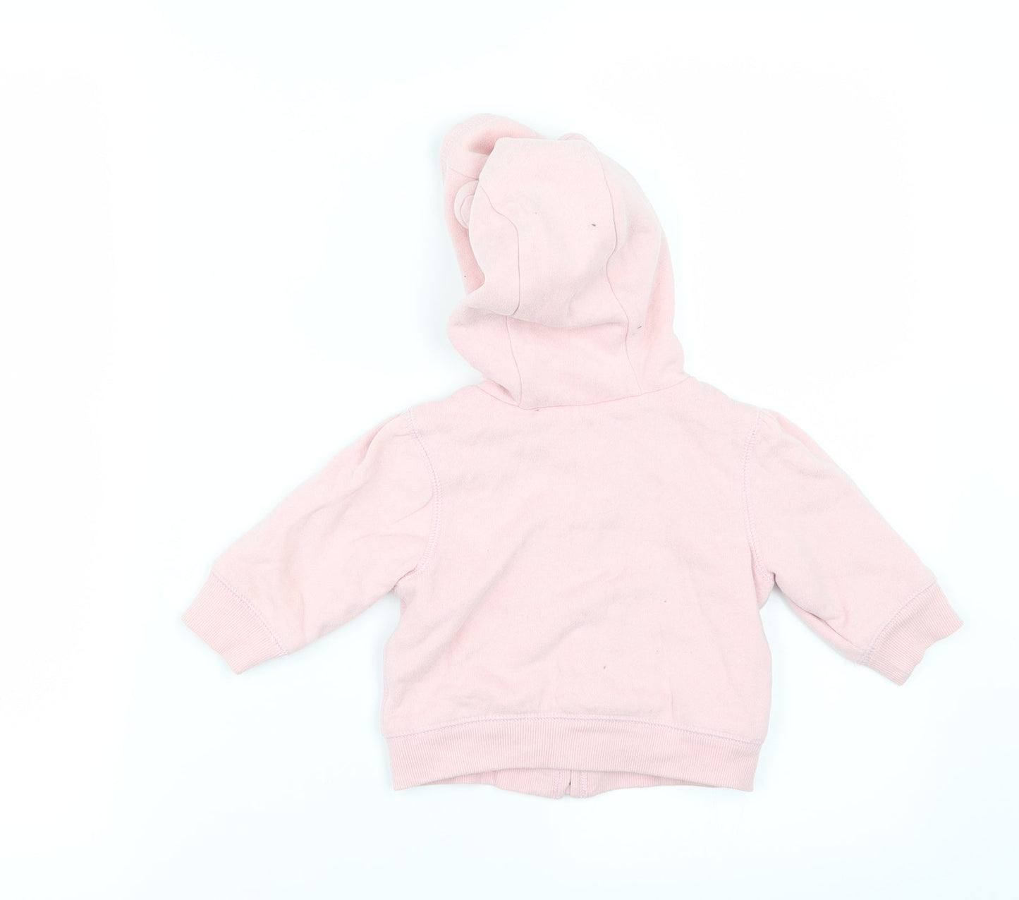 Gap Girls Pink   Jacket  Size 3-6 Months  - Ears Hood