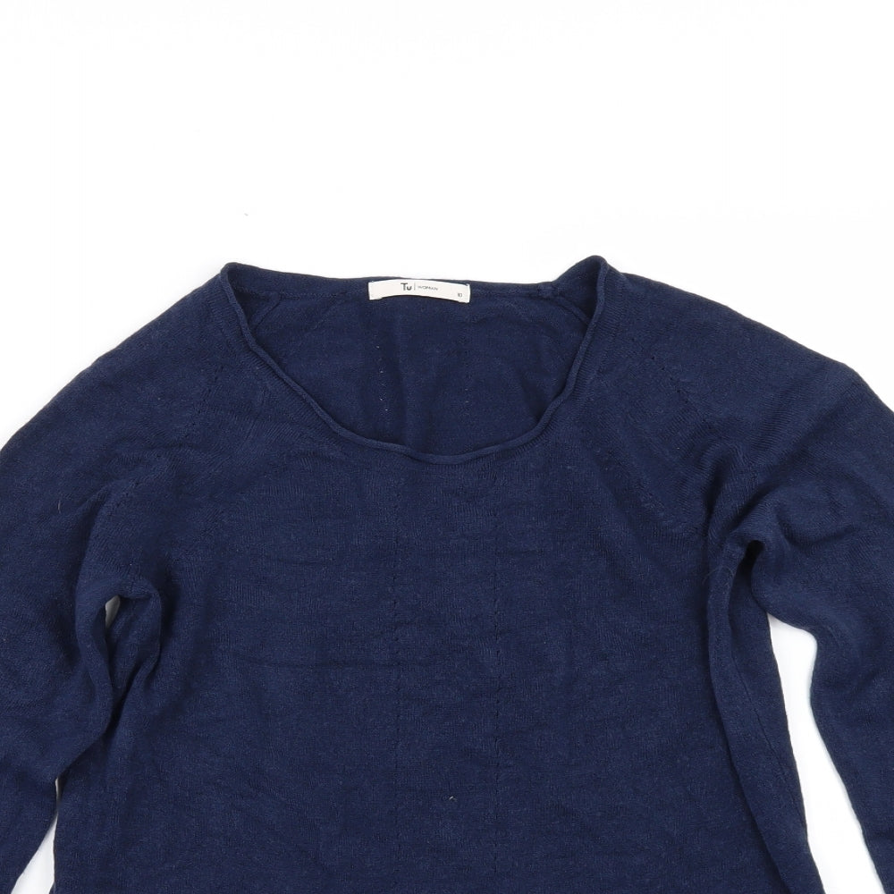 TU Womens Blue   Pullover Jumper Size 10