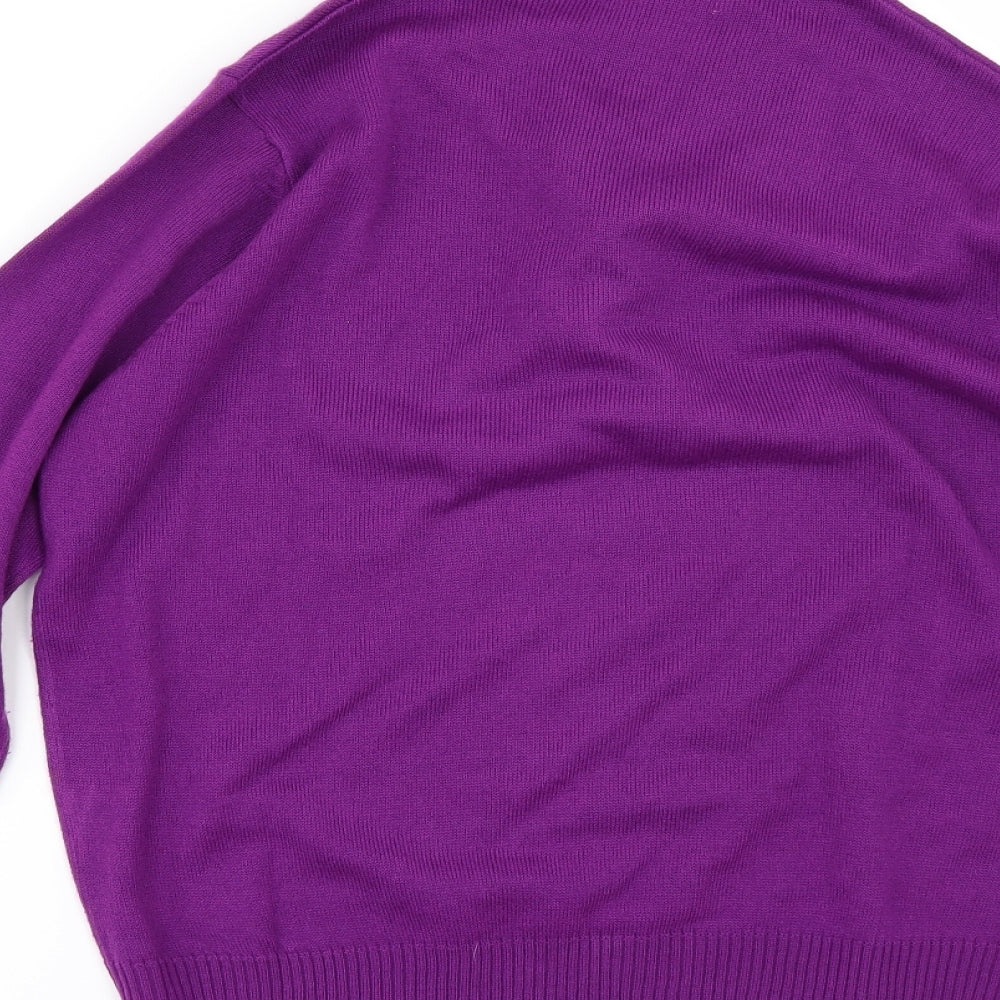 EWM Womens Purple   Pullover Jumper Size M