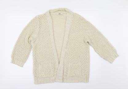 Oasis Womens Ivory   Cardigan Jumper Size M