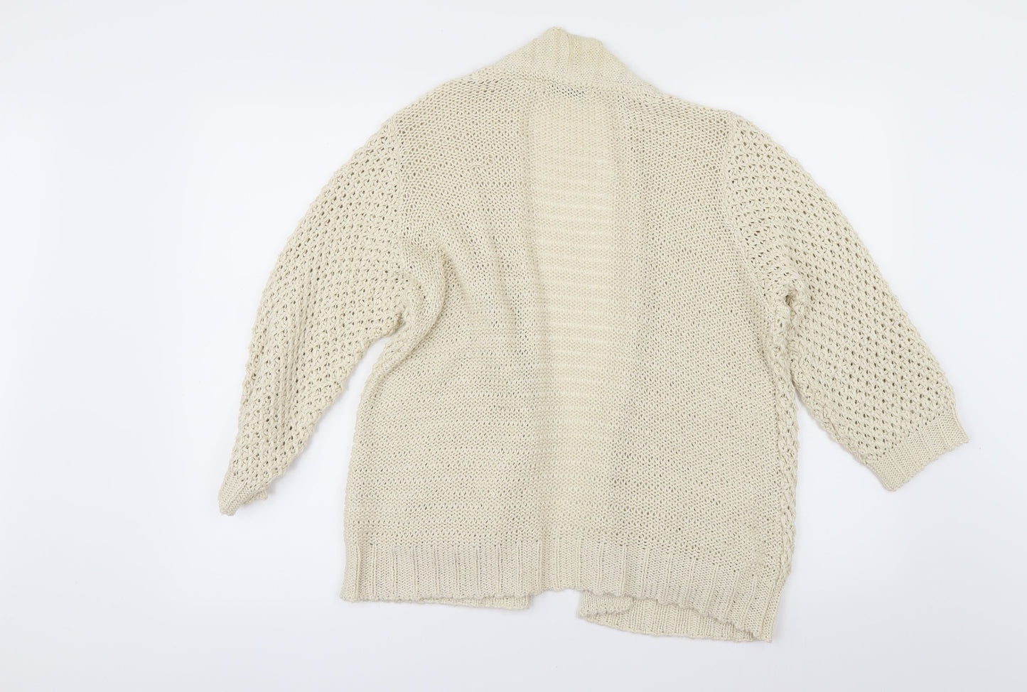 Oasis Womens Ivory   Cardigan Jumper Size M
