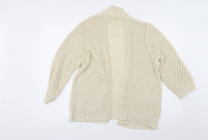 Oasis Womens Ivory   Cardigan Jumper Size M