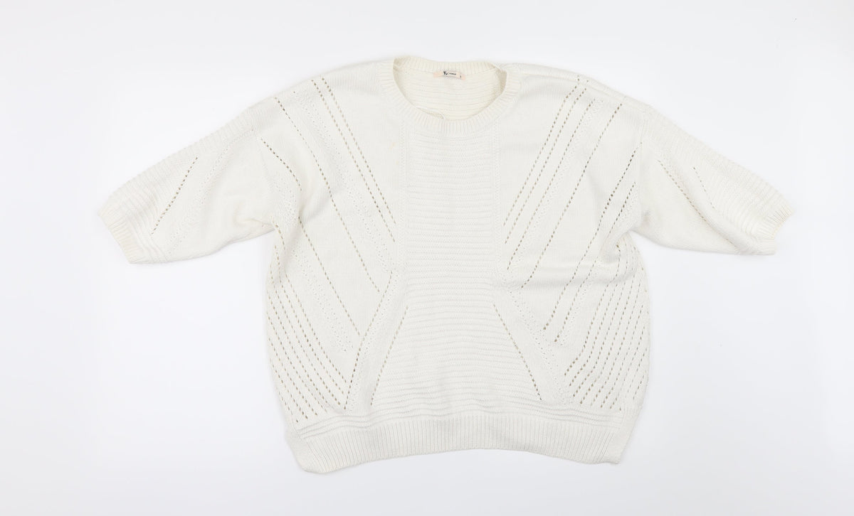 Tu Womens Ivory   Pullover Jumper Size 16