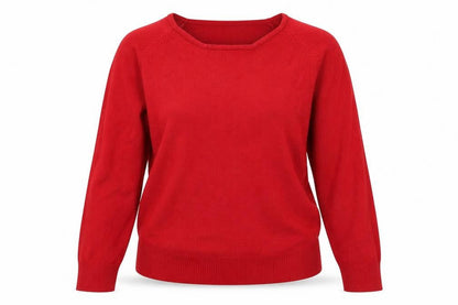 TEXT Womens Red   Pullover Jumper Size M