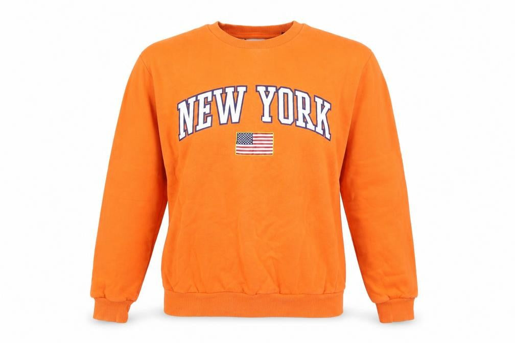 Topshop Womens Orange   Pullover Sweatshirt Size 6
