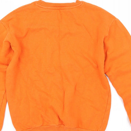 Topshop Womens Orange   Pullover Sweatshirt Size 6