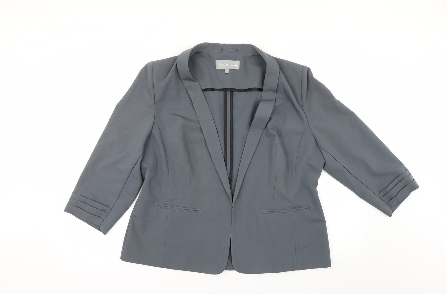 Womens UK Size 16 Marks and Spencer Grey Jacket