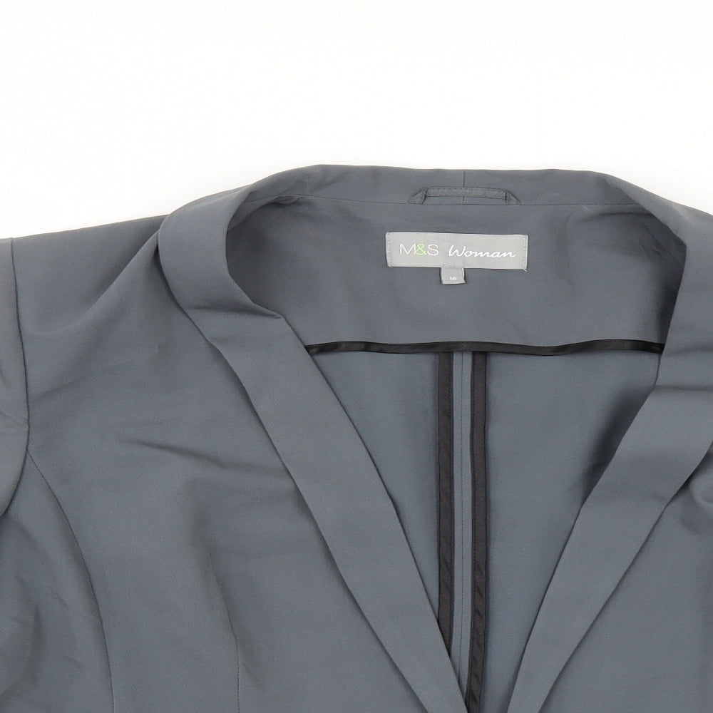 Womens UK Size 16 Marks and Spencer Grey Jacket