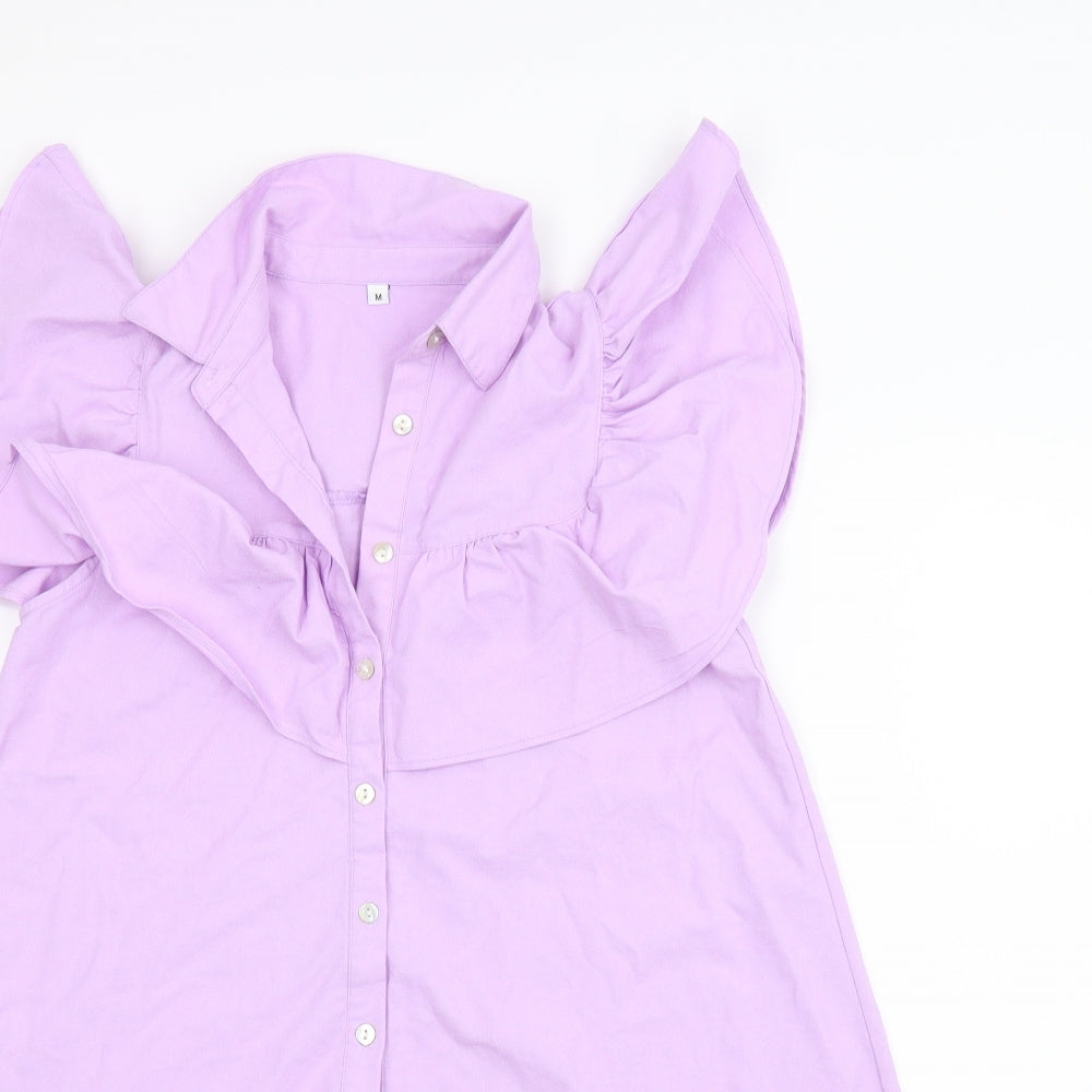 SheIn Womens Purple   Shirt Dress  Size M