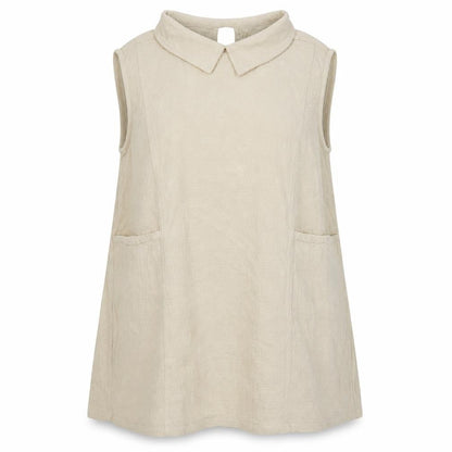 Vog Style Womens Beige   Tunic Blouse Size 2XL