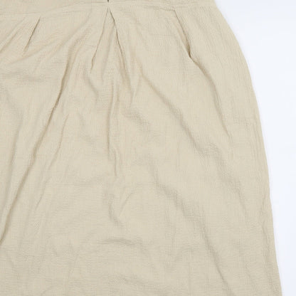 Vog Style Womens Beige   Tunic Blouse Size 2XL