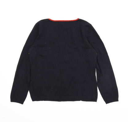 Preworn Womens Black   Pullover Jumper Size 10