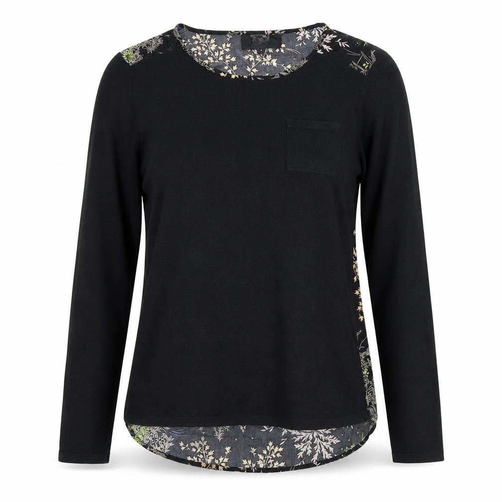 Womens UK Size 8 NEXT Black Basic Blouse