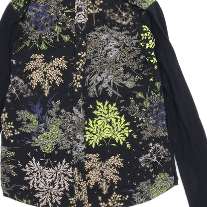 Womens UK Size 8 NEXT Black Basic Blouse