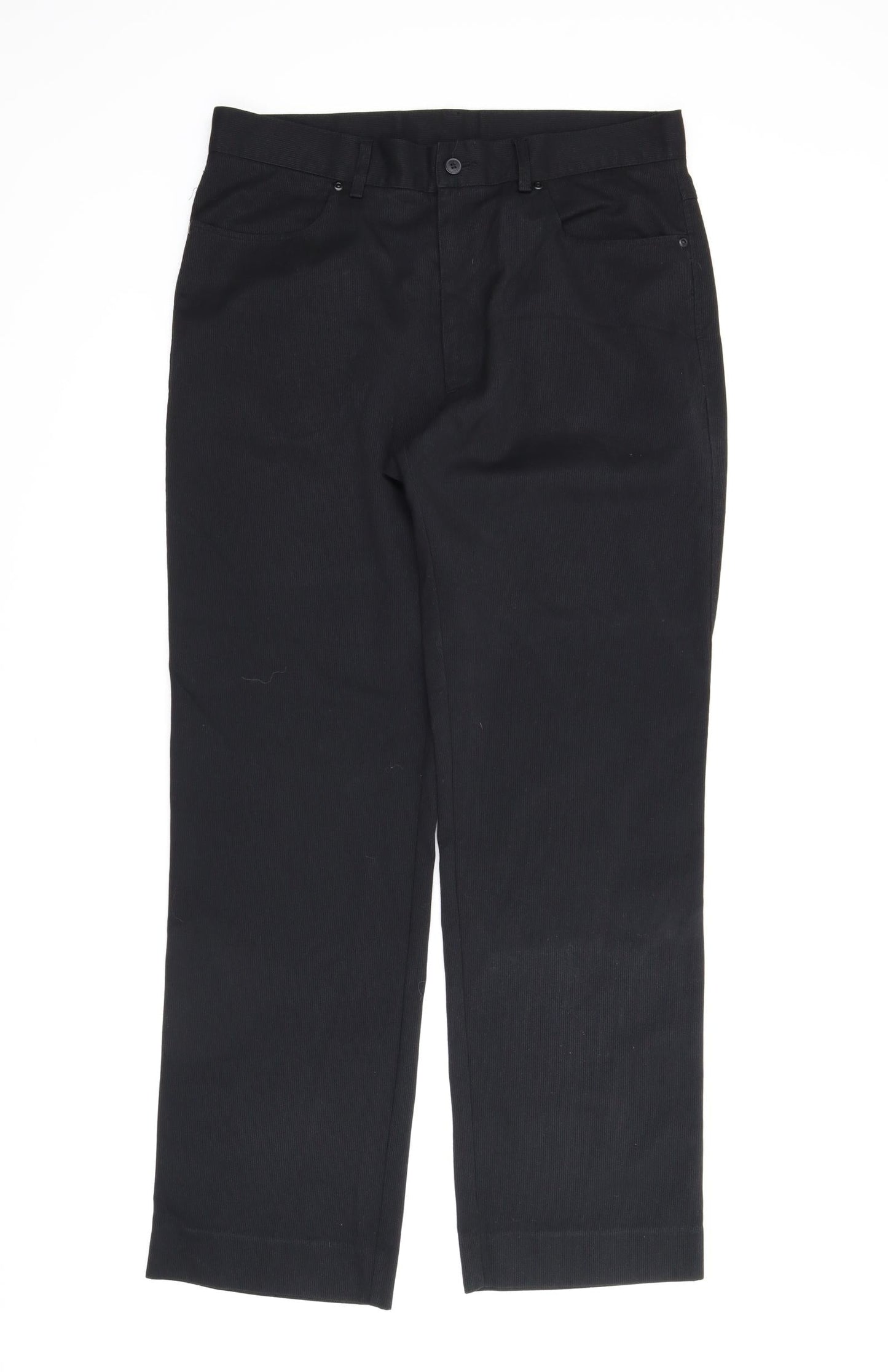 F&F Mens Black   Trousers  Size 34 in L31 in