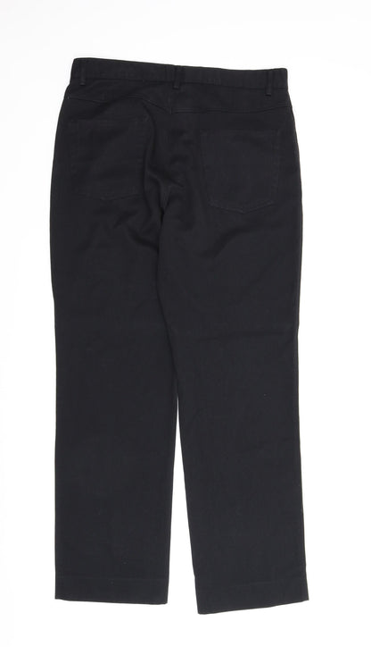 F&F Mens Black   Trousers  Size 34 in L31 in