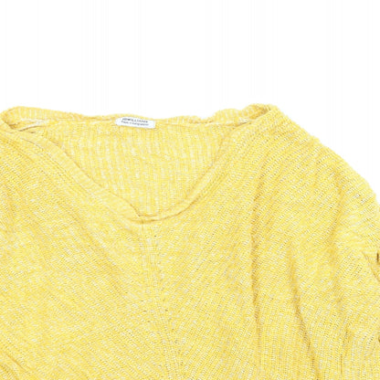 JD Williams Womens Yellow   Pullover Jumper Size M