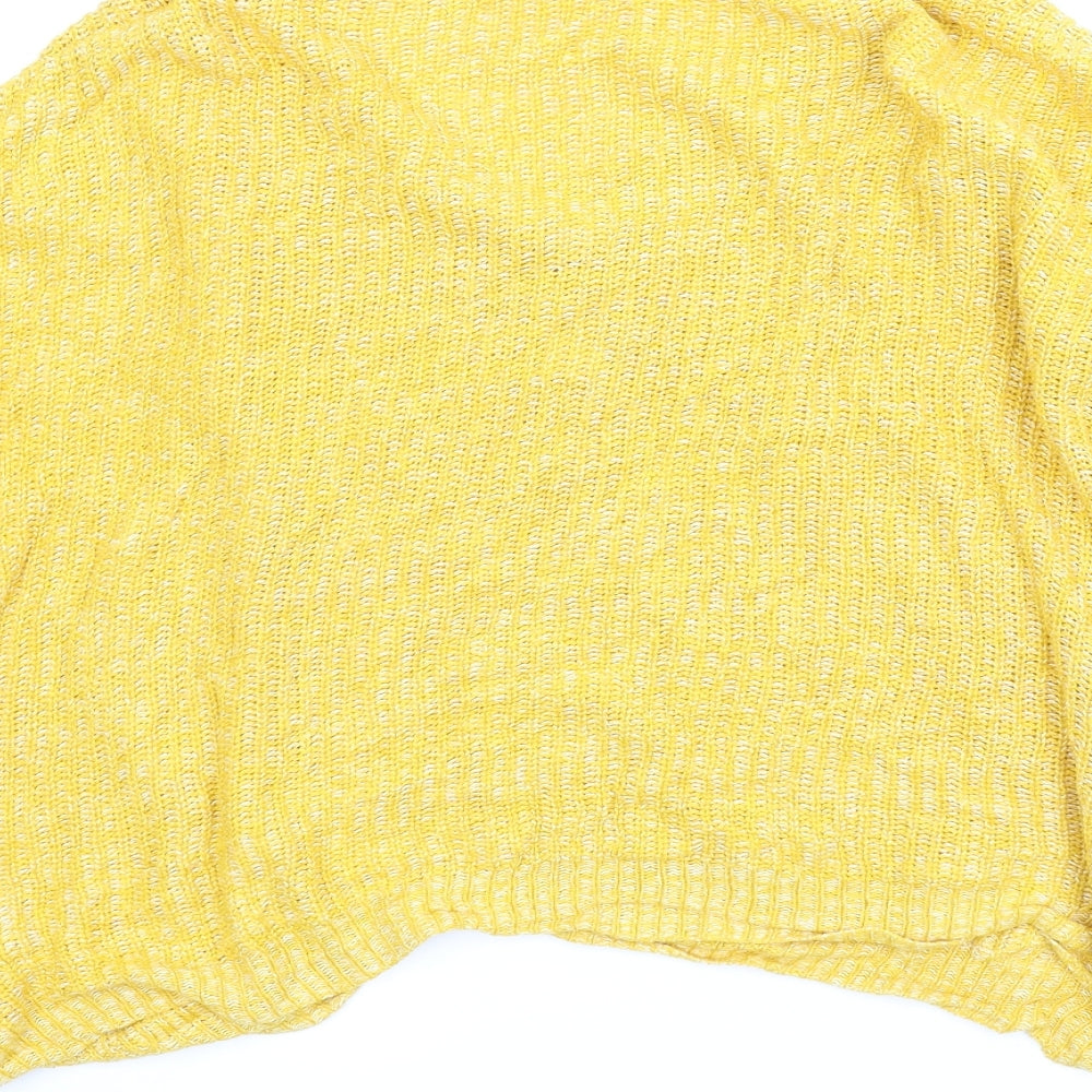 JD Williams Womens Yellow   Pullover Jumper Size M