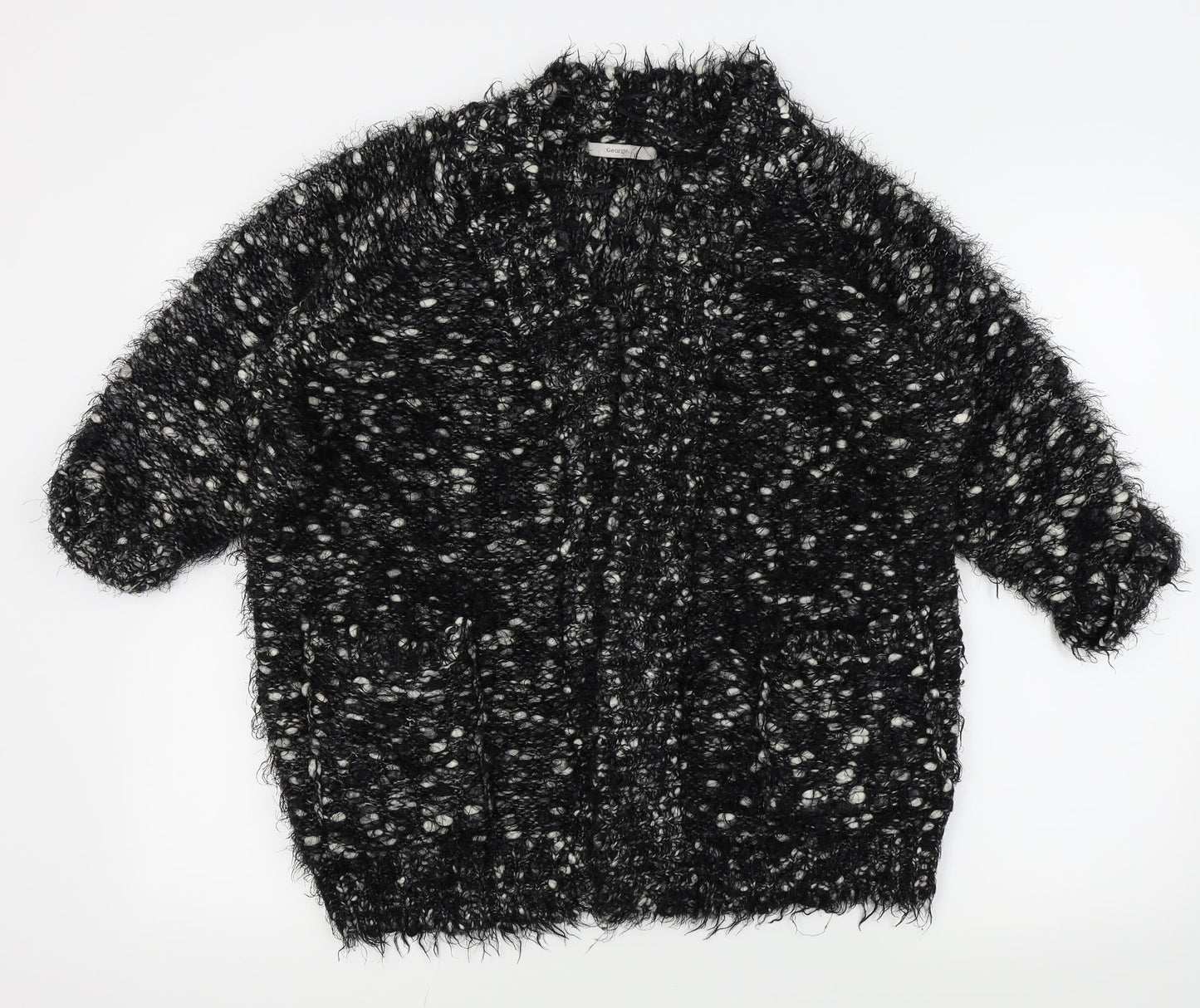 Asda George Womens Black   Cardigan Jumper Size M