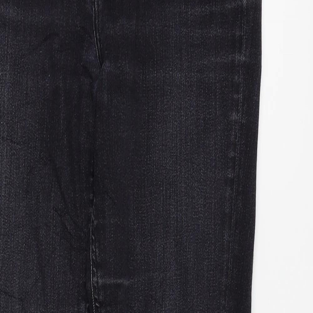 Womens UK Size 28 in Preworn Regular Fit Skinny Black Jeans