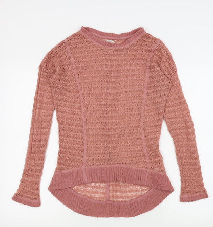 New Look Womens Pink   Pullover Jumper Size 6