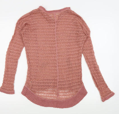 New Look Womens Pink   Pullover Jumper Size 6