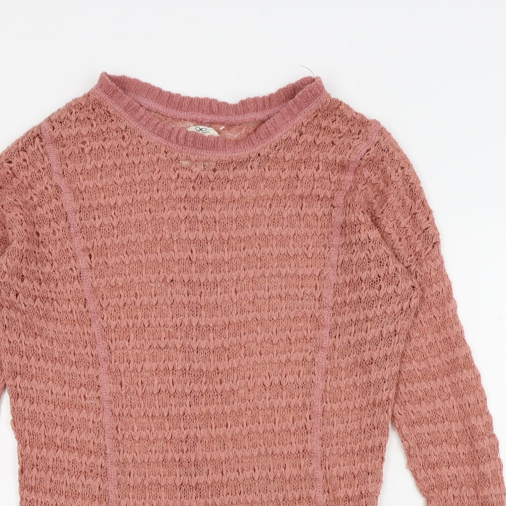 New Look Womens Pink   Pullover Jumper Size 6