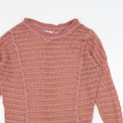New Look Womens Pink   Pullover Jumper Size 6