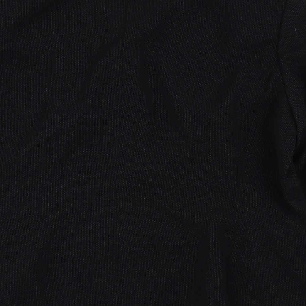 NEXT Womens Black Pinstripe  Jacket Blazer Size 18