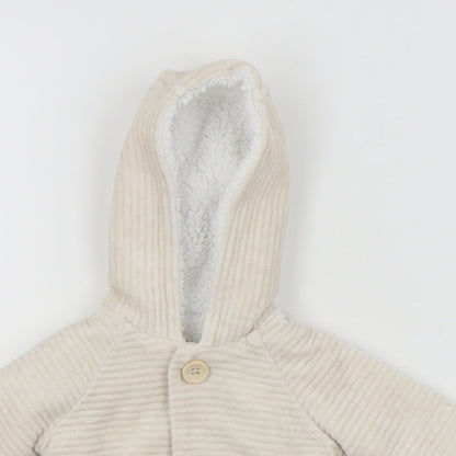 Asda George Girls Ivory   Jacket  Size 0-3 Months