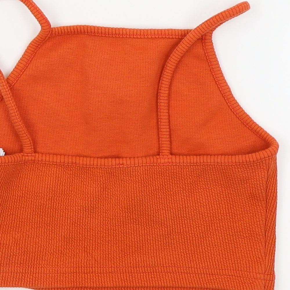 Womens UK Size 10 New Look Orange Camisole Tank