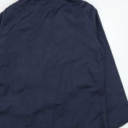 anne de lanca Womens Blue   Rain Coat Coat Size 14