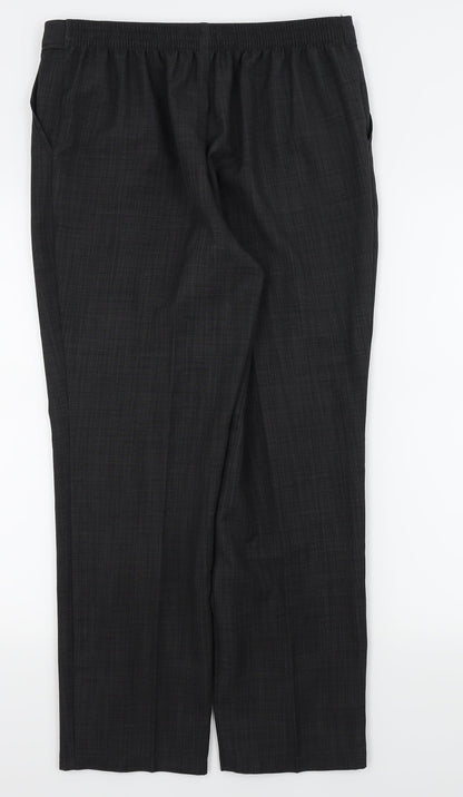 M&s Womens Black   Trousers  Size 12 L26 in