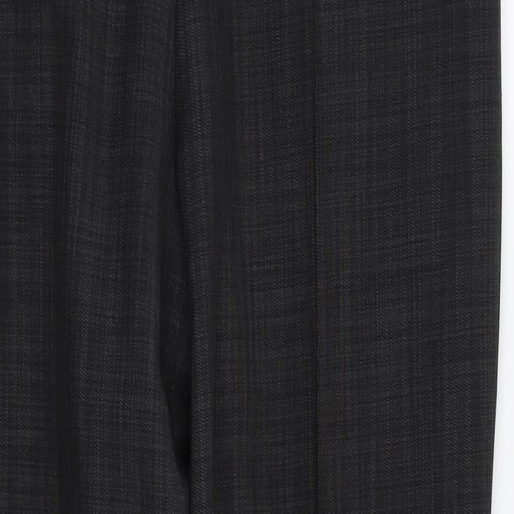 M&s Womens Black   Trousers  Size 12 L26 in