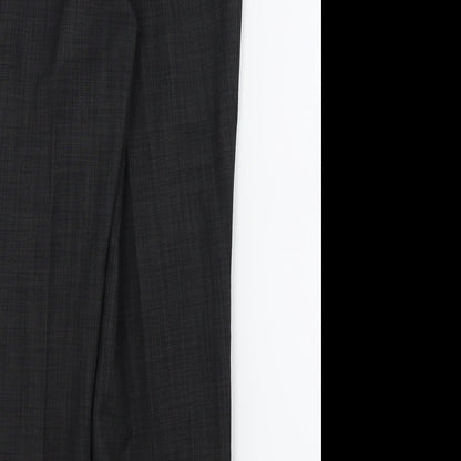 M&s Womens Black   Trousers  Size 12 L26 in