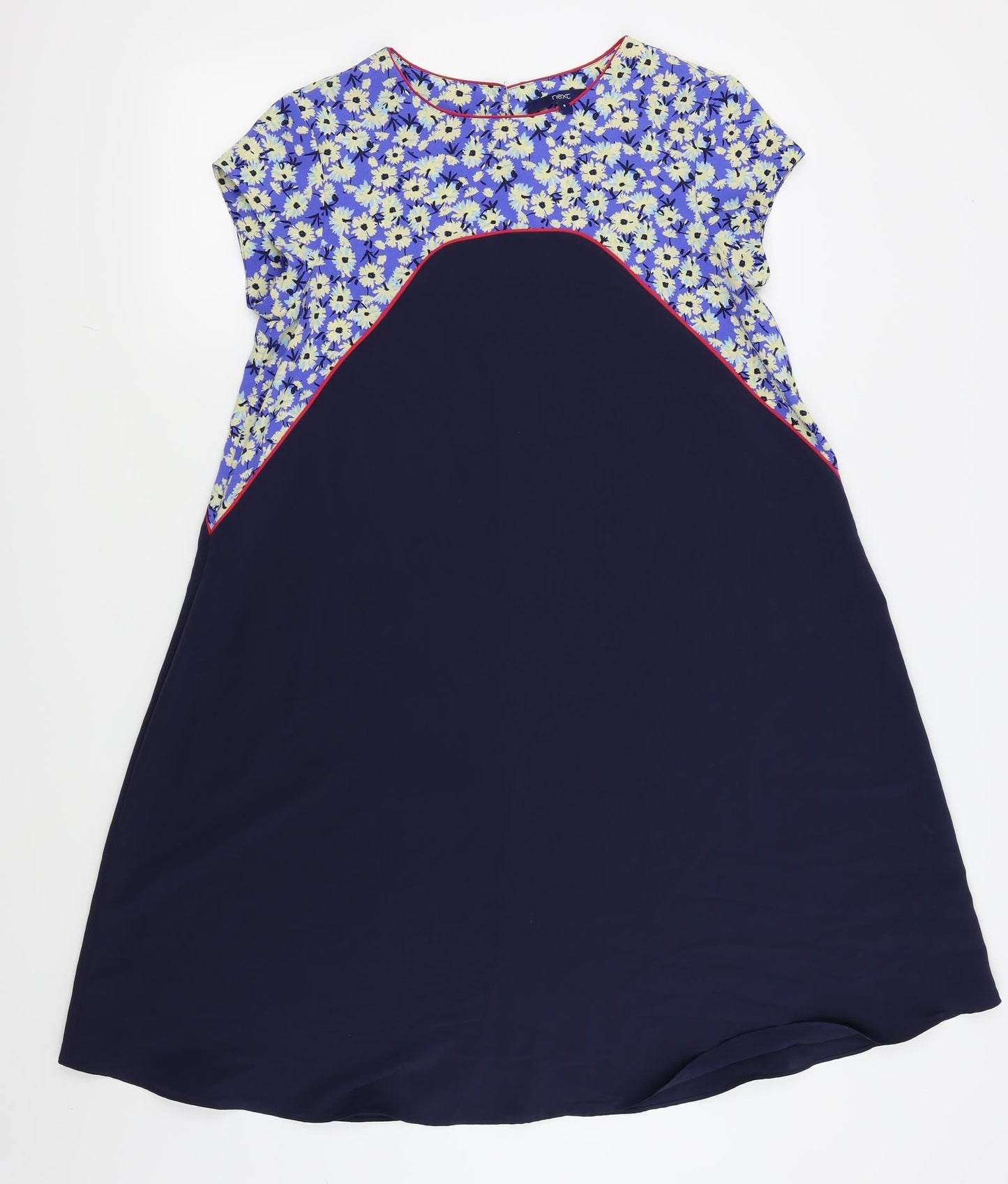 NEXT Womens Blue Floral  Fit & Flare  Size 8