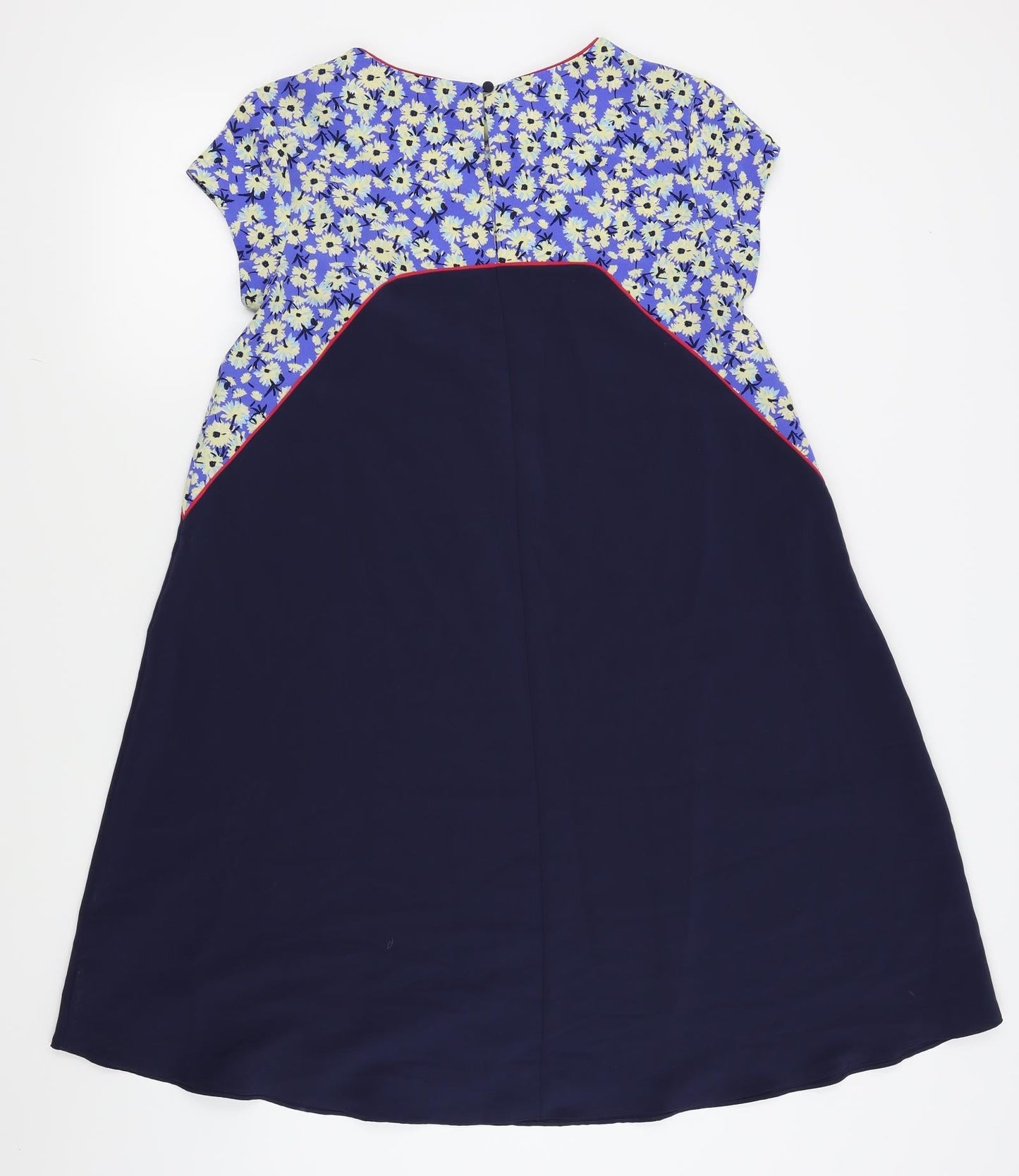 NEXT Womens Blue Floral  Fit & Flare  Size 8