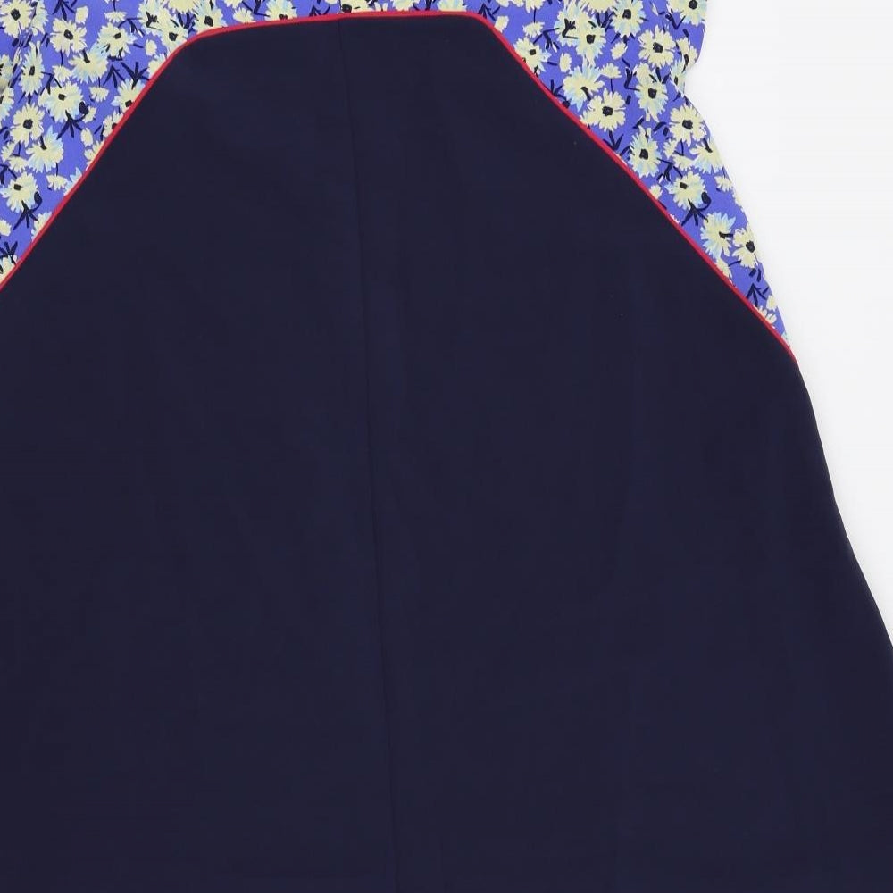 NEXT Womens Blue Floral  Fit & Flare  Size 8