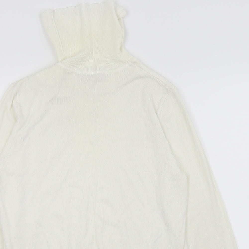 Womens UK Size 14 Betty Barclay White Basic T-Shirt