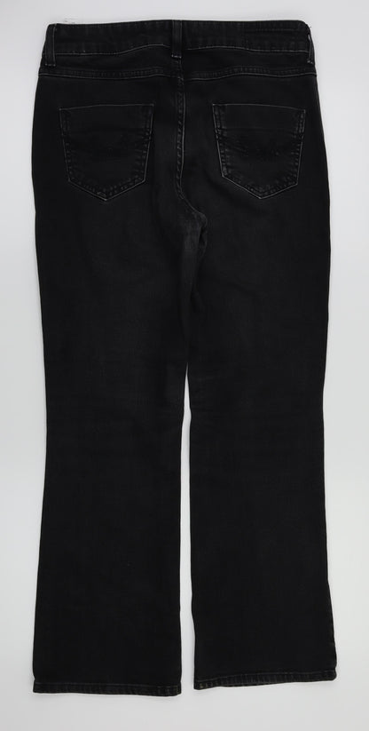 M&S Womens Blue   Straight Jeans Size 10 L27 in