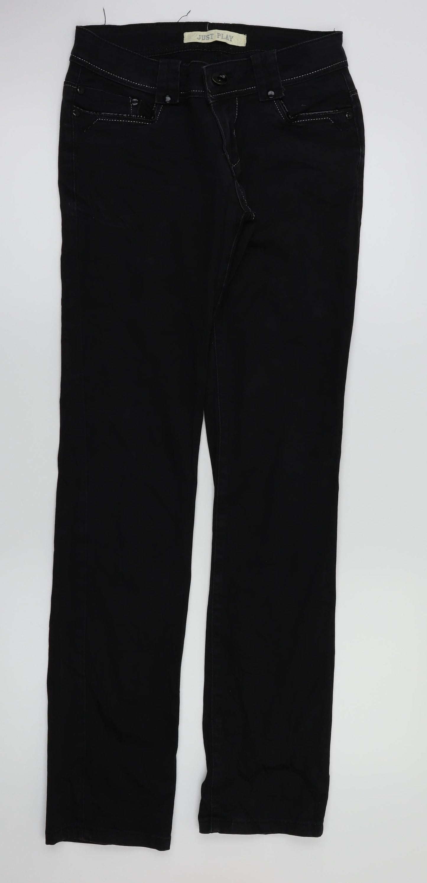 Just Play  Womens Black   Trousers  Size 26 in L32 in