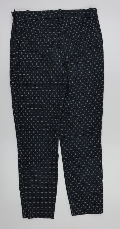 Womens UK Size 8 H&M Regular Fit  Blue Trousers